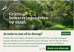 Welkoop Je tuin te nat of te droog? aanbieding
