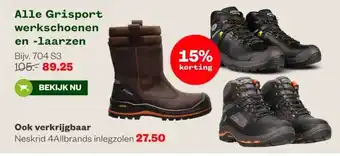 Welkoop Alle Grisport werkschoenen en -laarzen aanbieding