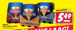 Nettorama Affligem blond dubbel of tripel aanbieding