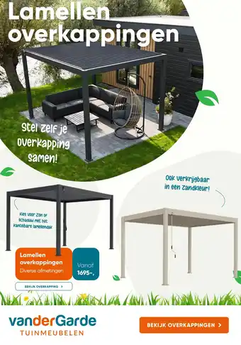 Van der Garde tuinmeubelen BEKIJK OVERKAPPINGEN > aanbieding