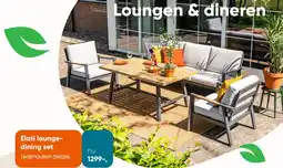 Van der Garde tuinmeubelen Elati lounge dining set aanbieding