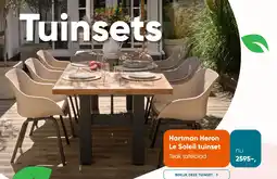 Van der Garde tuinmeubelen Hartman Heron Le Soleil tuinset aanbieding