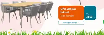 Van der Garde tuinmeubelen Ohio Alaska tuinset aanbieding
