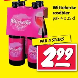 Nettorama Wittekerke rosébier aanbieding