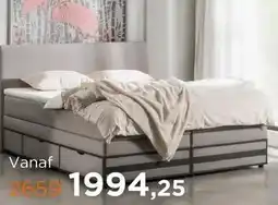 TotaalBED Opbergboxspring Dortmund met lade aanbieding