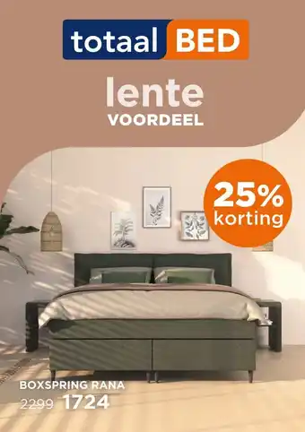 TotaalBED Boxspring Rana aanbieding