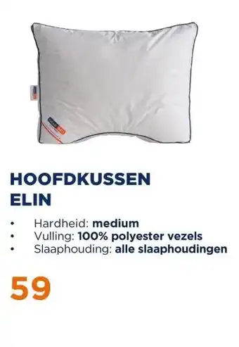 TotaalBED Hoofdkussen Elin | vezelbolletjes | aanbieding