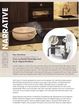 Superkeukens NEO NARRATIVE aanbieding