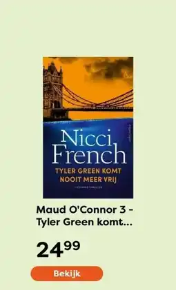 The Read Shop Maud O'Connor 3 - Tyler Green komt nooit meer vrij aanbieding