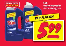 Nettorama Sun vaatwaspoeder aanbieding