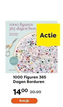 The Read Shop 1000 Figuren 365 Dagen Borduren aanbieding