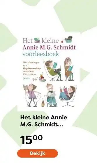 The Read Shop Het kleine Annie M.G. Schmidt voorleesboek aanbieding