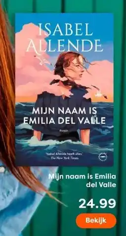 The Read Shop Mijn naam is Emilia del Valle aanbieding