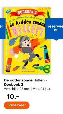 The Read Shop De ridder zonder billen - Doeboek 2 aanbieding