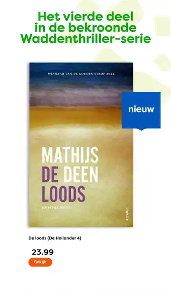 The Read Shop De loods (De Hollander 4) aanbieding