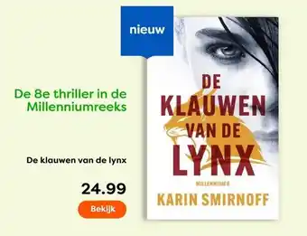 The Read Shop De klauwen van de lynx aanbieding
