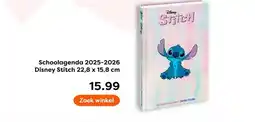 The Read Shop Schoolagenda 2025-2026 Disney Stitch aanbieding