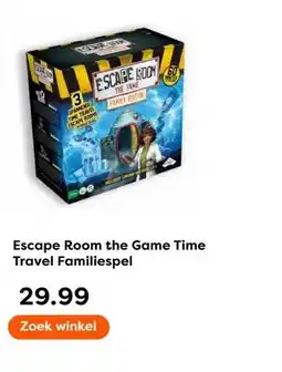 The Read Shop Escape Room the Game Time Travel Familiespel aanbieding