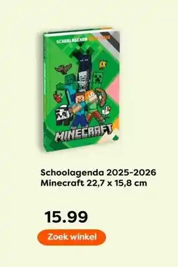 The Read Shop Schoolagenda 2025-2026 Minecraft aanbieding