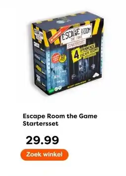 The Read Shop Escape Room the Game Startersset aanbieding