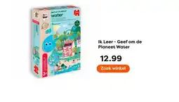 The Read Shop Ik Leer - Geef om de Planeet Water aanbieding