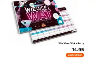 The Read Shop Wie Weet Wat - Party aanbieding