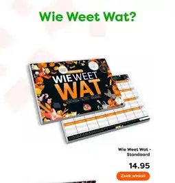 The Read Shop Wie Weet Wat -Standaard aanbieding
