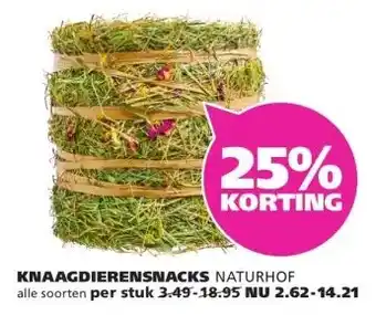 Ranzijn KNAAGDIERENSNACKS NATURHOF aanbieding