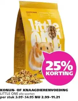 Ranzijn KONIJN- OF KNAAGDIERENVOEDING LITTLE ONE aanbieding