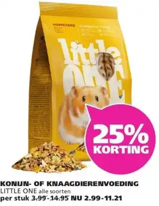 Ranzijn KONIJN- OF KNAAGDIERENVOEDING LITTLE ONE aanbieding