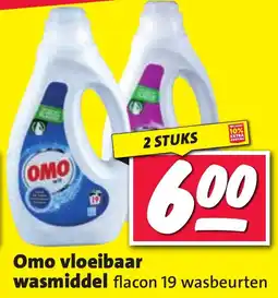 Nettorama Omo vloeibaar wasmiddel aanbieding