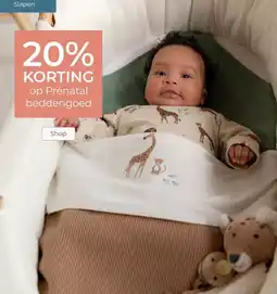 Prenatal 20%KORTING op Prénatal beddengoed aanbieding