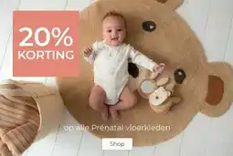 Prenatal 20% KORTING op alle Prénatal vloerkleden aanbieding