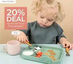 Prenatal 20% DEAL op alle Done by Deer eetgerei aanbieding