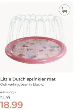Prenatal Little Dutch sprinkler mat Ook verkrijgbaar in blauw. aanbieding