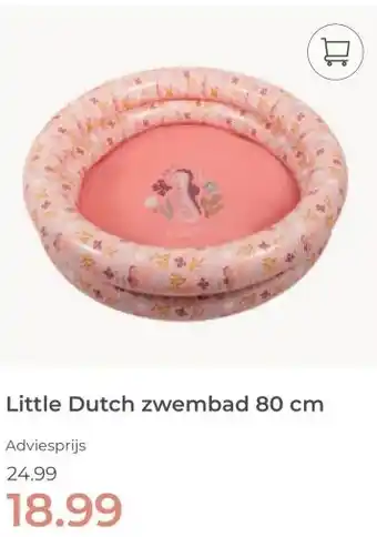 Prenatal Little Dutch zwembad 80 cm aanbieding