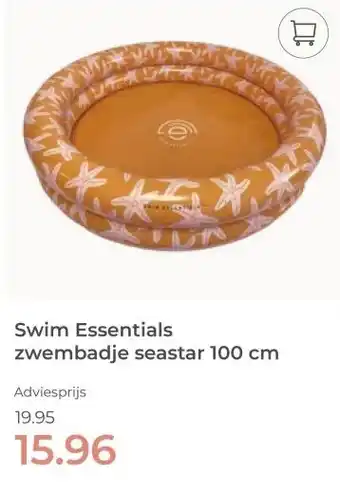 Prenatal Swim Essentials zwembadje seastar 100 cm aanbieding