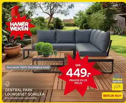 Praxis CENTRAL PARK LOUNGESET SCAELEA aanbieding