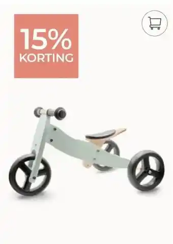 Prenatal Prénatal houten loopfiets 4-in-1 groen aanbieding