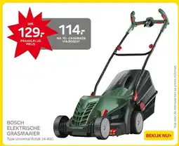 Praxis BOSCH ELEKTRISCHE GRASMAAIER aanbieding