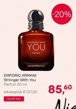 Pour Vous EMPORIO ARMANI Stronger With You Parfum 50 ml aanbieding