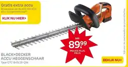 Praxis BLACK+DECKER ACCU HEGGENSCHAAR aanbieding