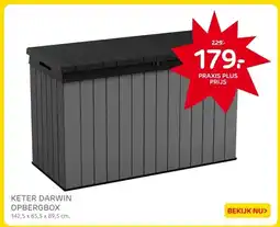 Praxis KETER DARWIN OPBERGBOX aanbieding