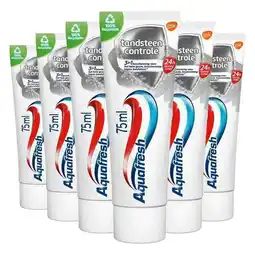 Plein.nl 6x Aquafresh Tandpasta Tandsteen aanbieding