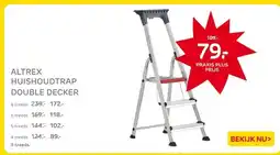 Praxis ALTREX HUISHOUDTRAP DOUBLE DECKER aanbieding