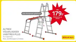 Praxis ALTREX VOUWLADDER VARITREX-PLUS aanbieding