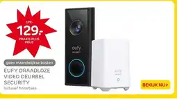 Praxis EUFY DRAADLOZE VIDEO DEURBEL SECURITY aanbieding