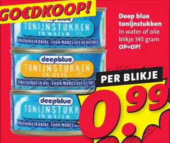 Nettorama Deep blue tonijnstukken aanbieding