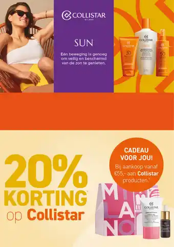 Mooi parfumerie 20% KORTING op Collistar aanbieding