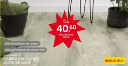 Praxis CANDO PVC VLOER CLICK DE LUXE aanbieding
